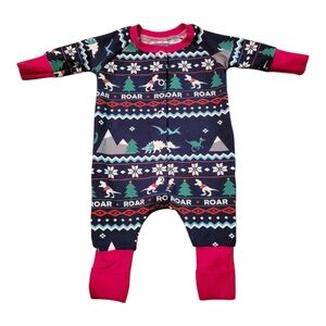 Ellebell Newborn Dino Romper NWT